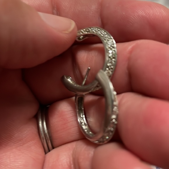 925 Rhinestone Earrings - Picture 10 of 10